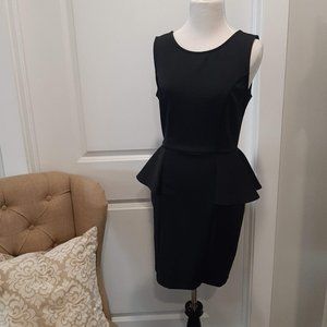 Forever 21 Black Peplum Cocktail Dress